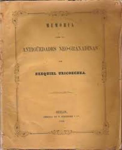 publicado el libro Memoria sobre las antigüedades Neo-granadinas