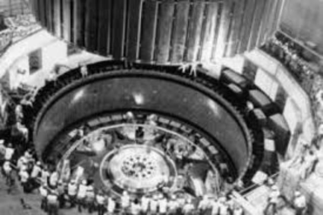 First marine gas turbine.