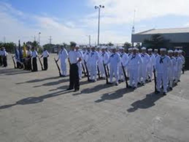 Entrega de mi hijo a la armada