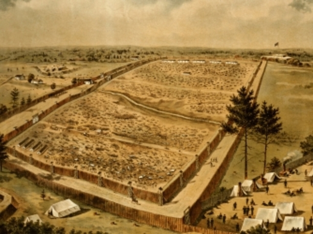 Prisoners come to Andersonville