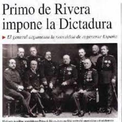 Dimisión de Primo De Rivera