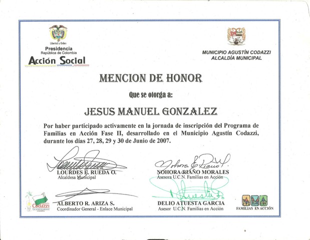 Participé en una Jornada de insc