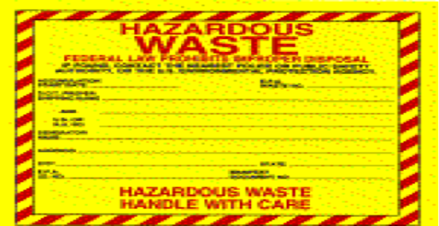 Resource Conservation and Recovery Act (RCRA).