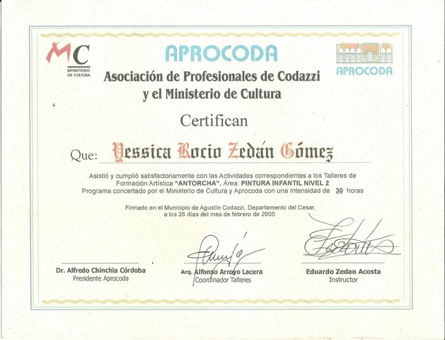 Inicié un taller de formación artística