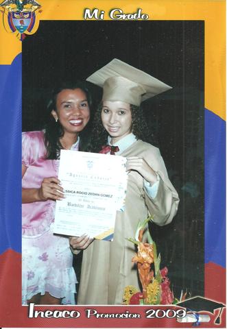 Me gradué como bachiller