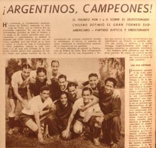 Argentina vs Uruguay, Campeonato Sudamericano 1941