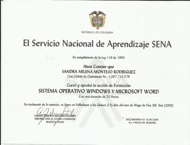 Curso de Sistema Operativo Windows y Microsoft Word