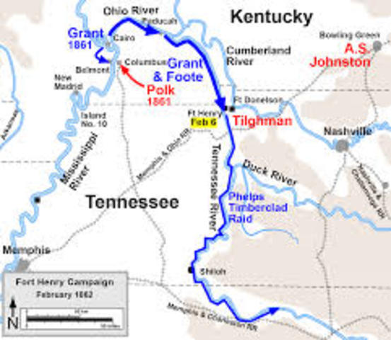 Forts Henry and Donelson are captured