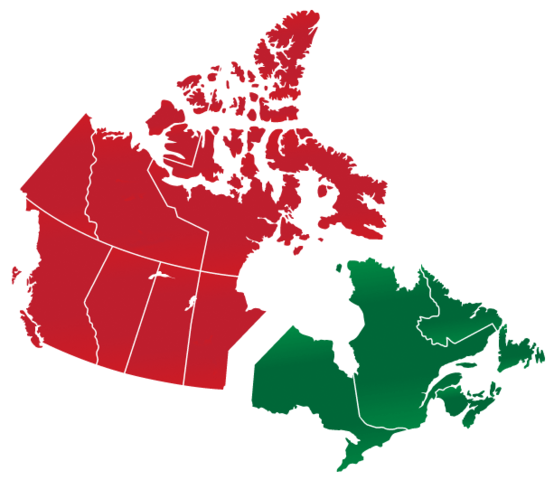 Upper Canada Becomes Canada West and Lower Canada Becomes Canada East