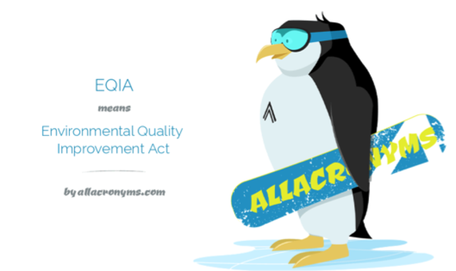 Environmental Quality Improvement Act