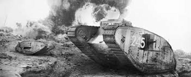 Tanks used for first time in Somme