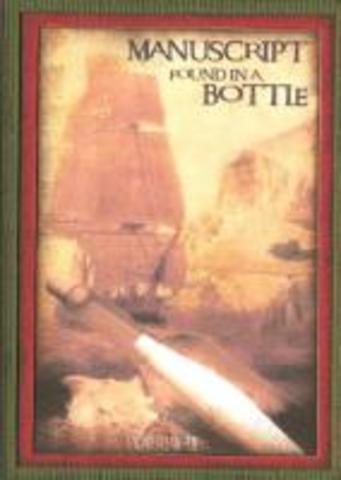 He won fifty dollars in a writing competition. The prize was for his short story MS found in a bottle.