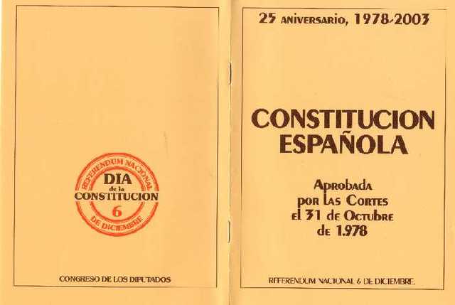 LA CONSTITUCIÓN DE 1978