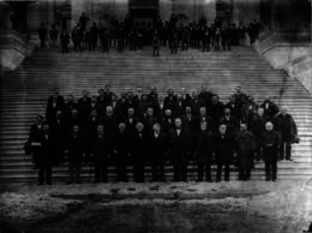 Democrats control the Forty-third Congress