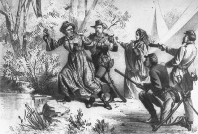 Jefferson Davis Gets Captured