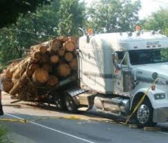 traslado de contendor volcado a bodega de la transportadora B,amarre en el interior para evitar movimientos