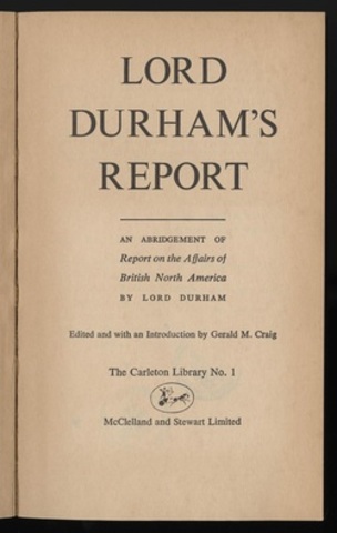 Durham's Report