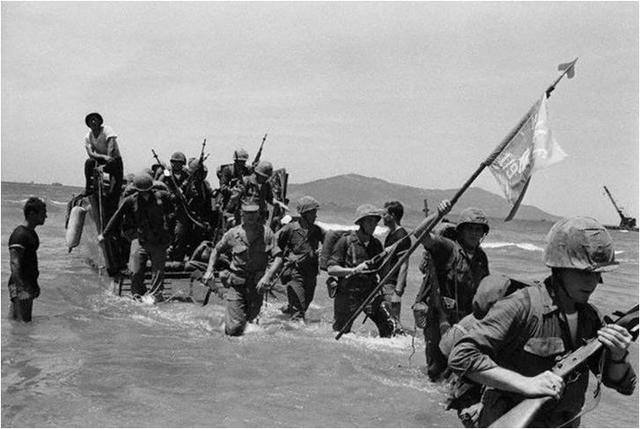 First US combat ground troops arrive in Vietnam