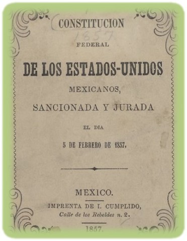CONSTITUCION MEXICANA 1857