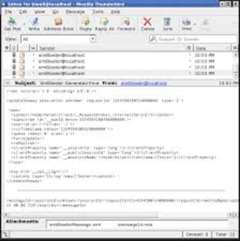 first email ever sent