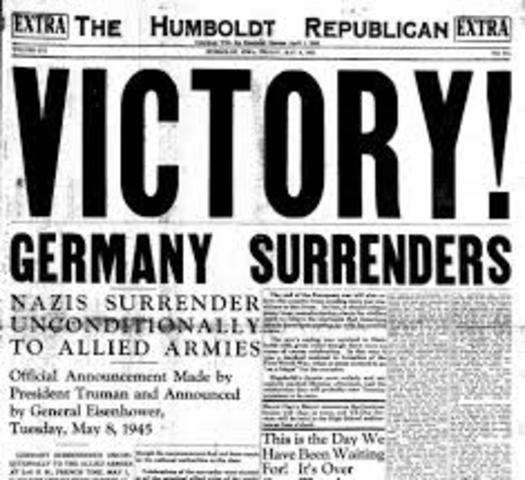 End of World War II in Europe