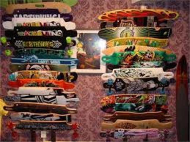 Some types of skateboards would be The Wave, Freebord, Arbor Pocket Rocket, and Cruiser.