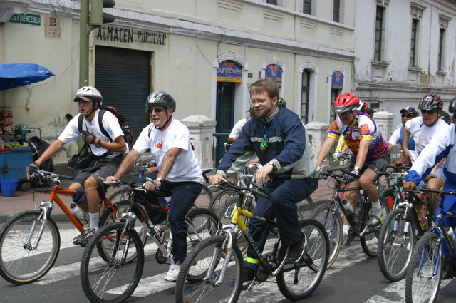 Una visita especial en el Ciclopaseo