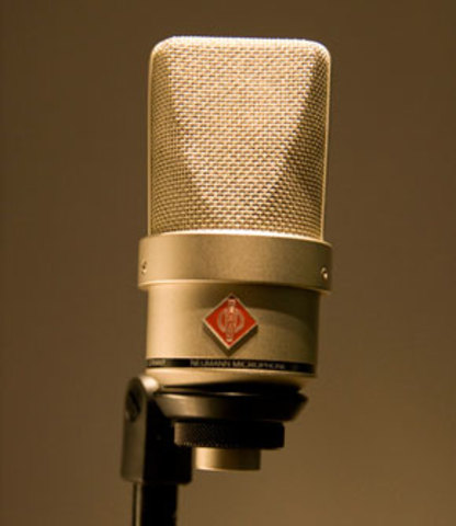 When was the first microphone made?