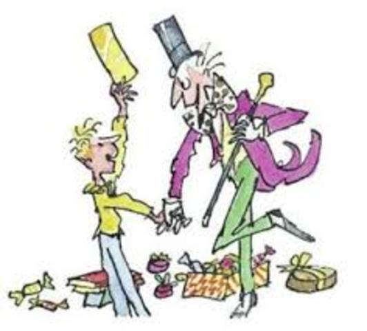 Publication of "Charlie and the chocolate factory"