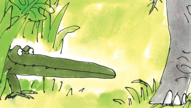 Publication of "The enormous crocodile"