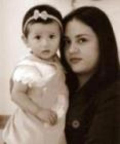 Nace mi Sobrina y fuí nombrada su madrina.