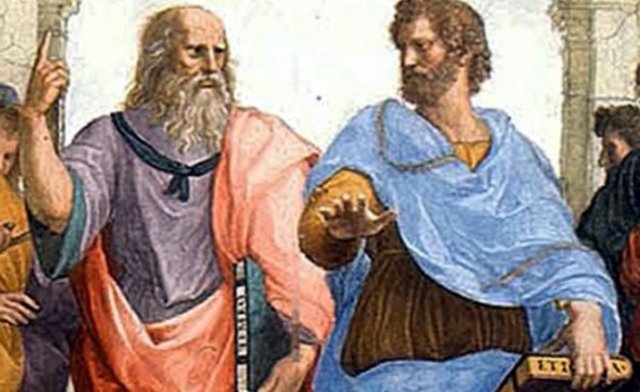 Demócrito y Platón (427a.C)