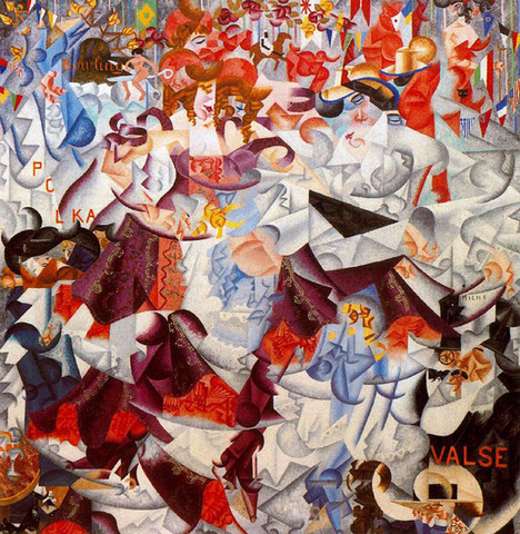 Gino Severinin dynamic hieroglyphs of the bal tabarin
