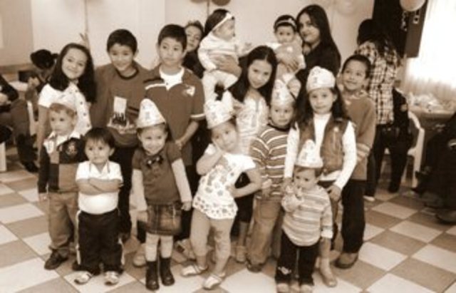 Reunión del Bautizo de mi ahijada Luisa Fernanda.