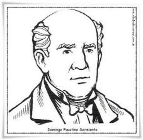 Nace en San Juan, Domingo Faustino Sarmiento
