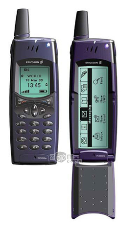 Ericsson R380 - This mobile phone is a smartphone, and is a touchscreen mobile which flips.