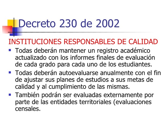 DECRETO 230