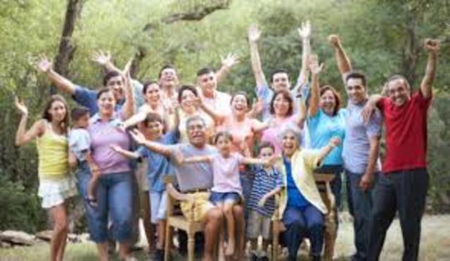 Adulto Reunion familiar