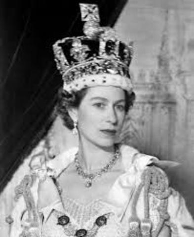 Queen Elizabeth II crowned