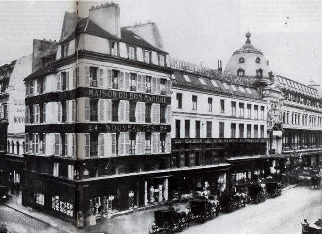 1852 Nacimiento del gran almacén en Francia