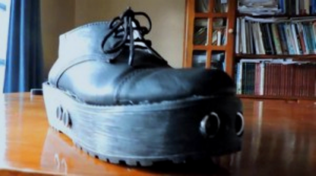 Zapatos especiales para ciegos