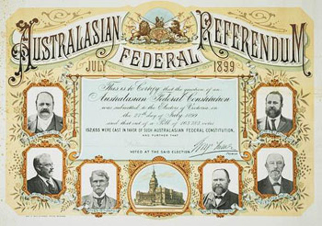 Federation for the Australia poeple that were living at that time