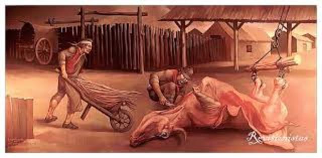 Carneadas en saladeros