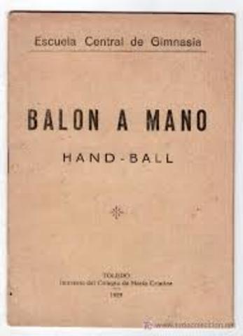 Se establece el Reglamento Oficial del Balonmano