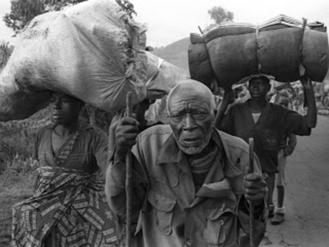 Retirada da poboación belga e francesa.