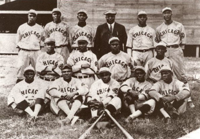 First Negro League game