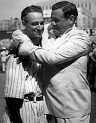 Lou Gehrig gives his retirement speech