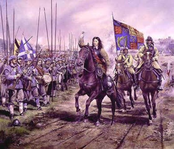 English Revolution - Oliver Cromwell ending the War of Three Kingdoms