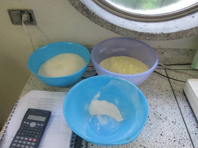 Alistamiento de los ingredientes