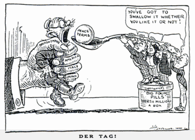 The treaty of Versailles